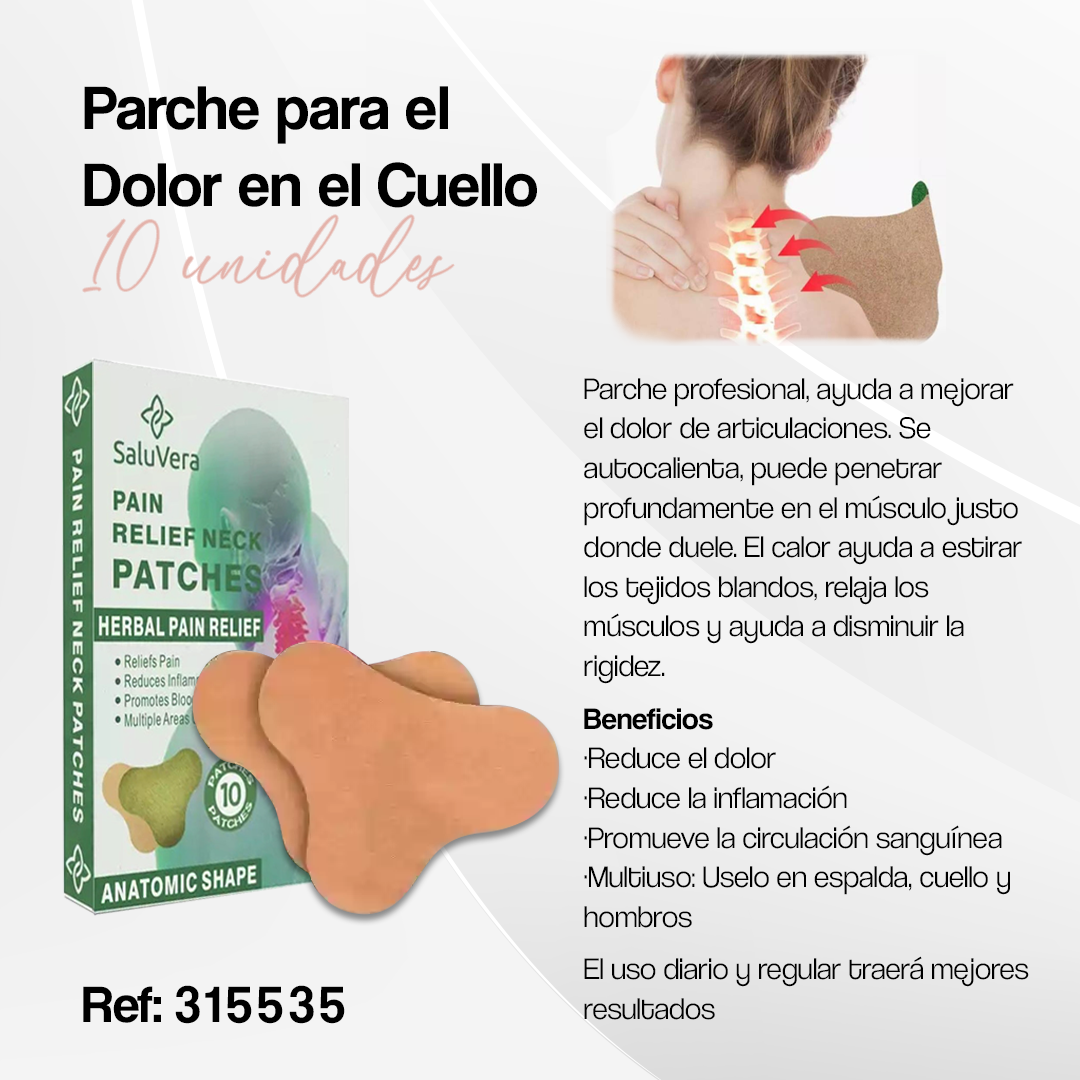 CerviFix™–PARCHE NATURAL PARA EL DOLOR DEL CUELLO + ENVÍO GRATIS