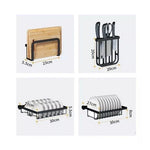 CocinaClean - ESCURRIDOR SUPERIOR 85CM CON SOPORTE ESTABLE