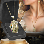 💯 ¡ENVÍO GRATIS! ❕❗ Collar Virgen María Oro 18K