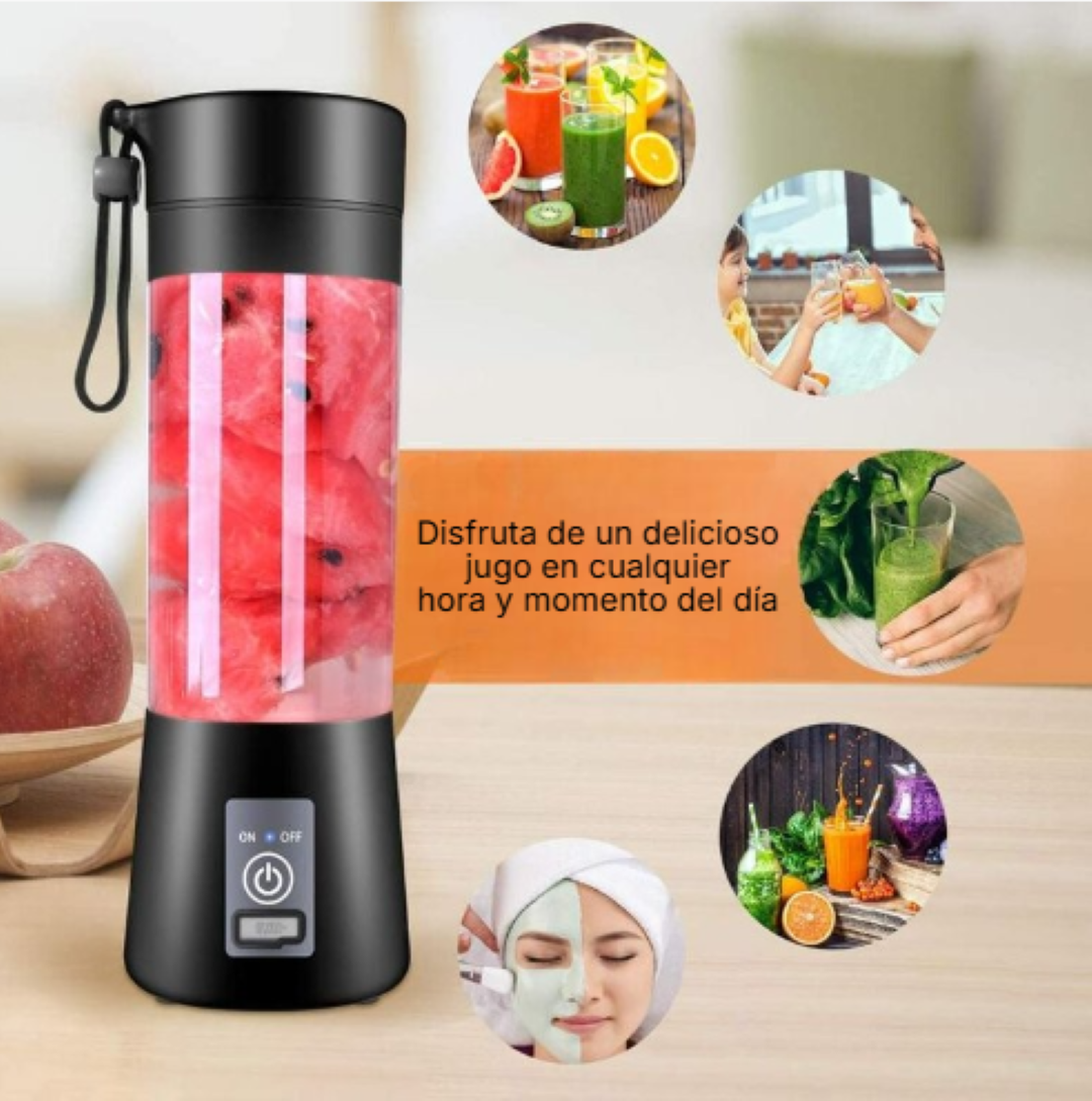 Mini Licuadora Portatil 2X1