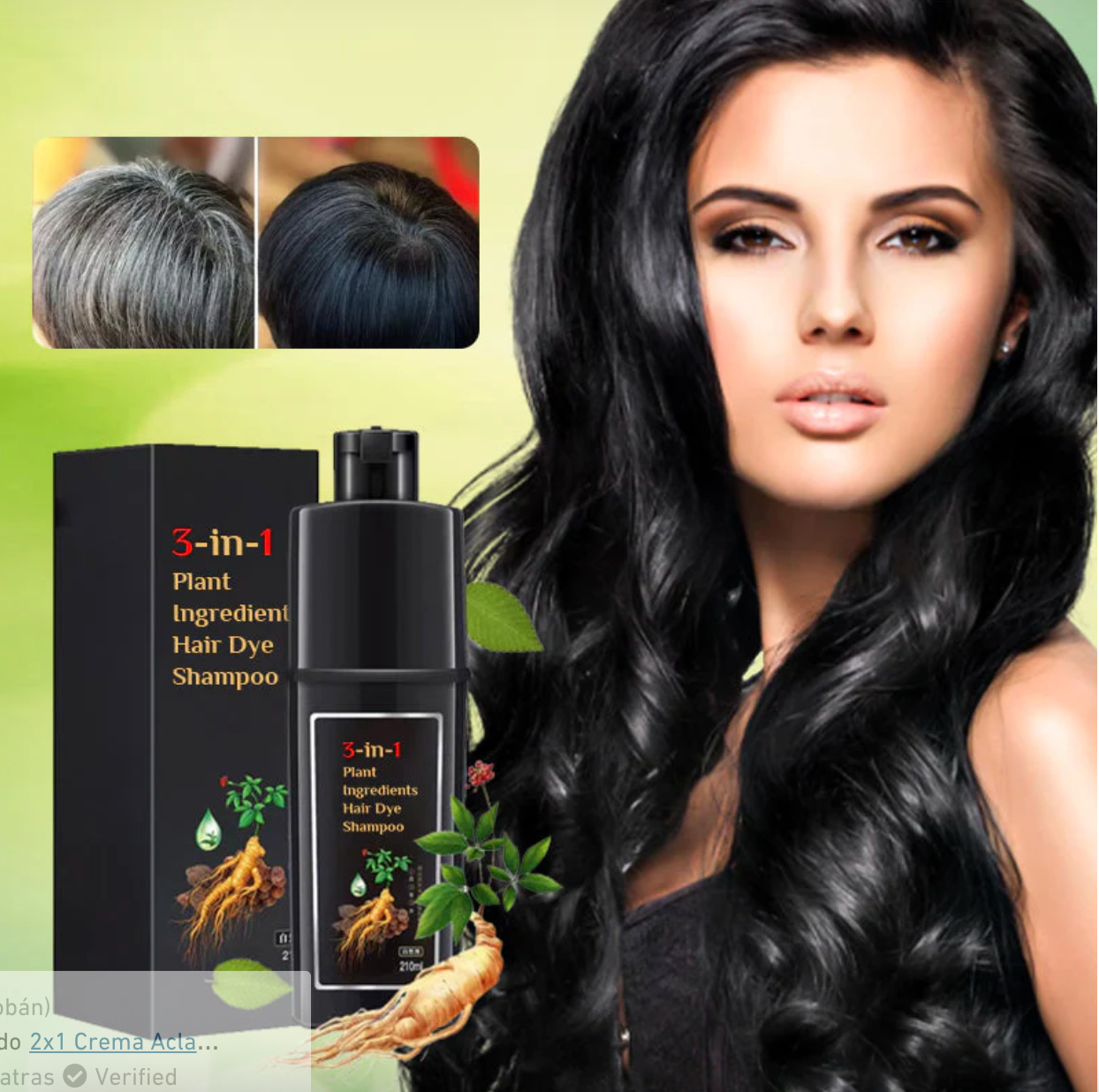 SHAMPOO NATURAL CUBRE CANAS