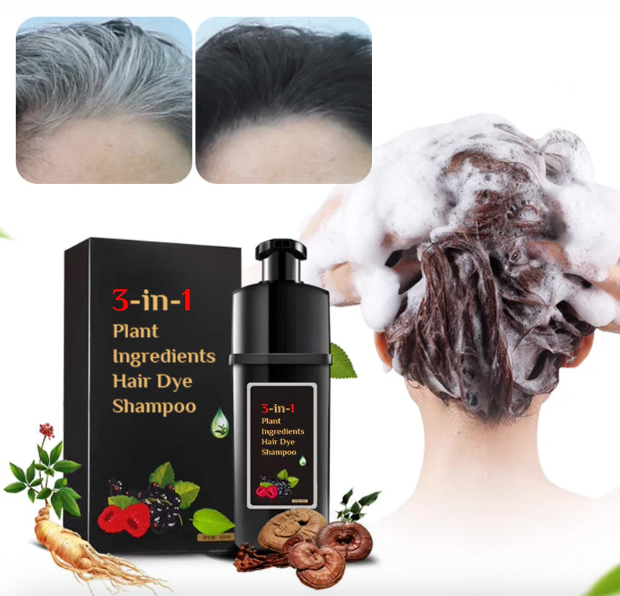 SHAMPOO NATURAL CUBRE CANAS