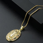 💯 ¡ENVÍO GRATIS! ❕❗ Collar Virgen María Oro 18K